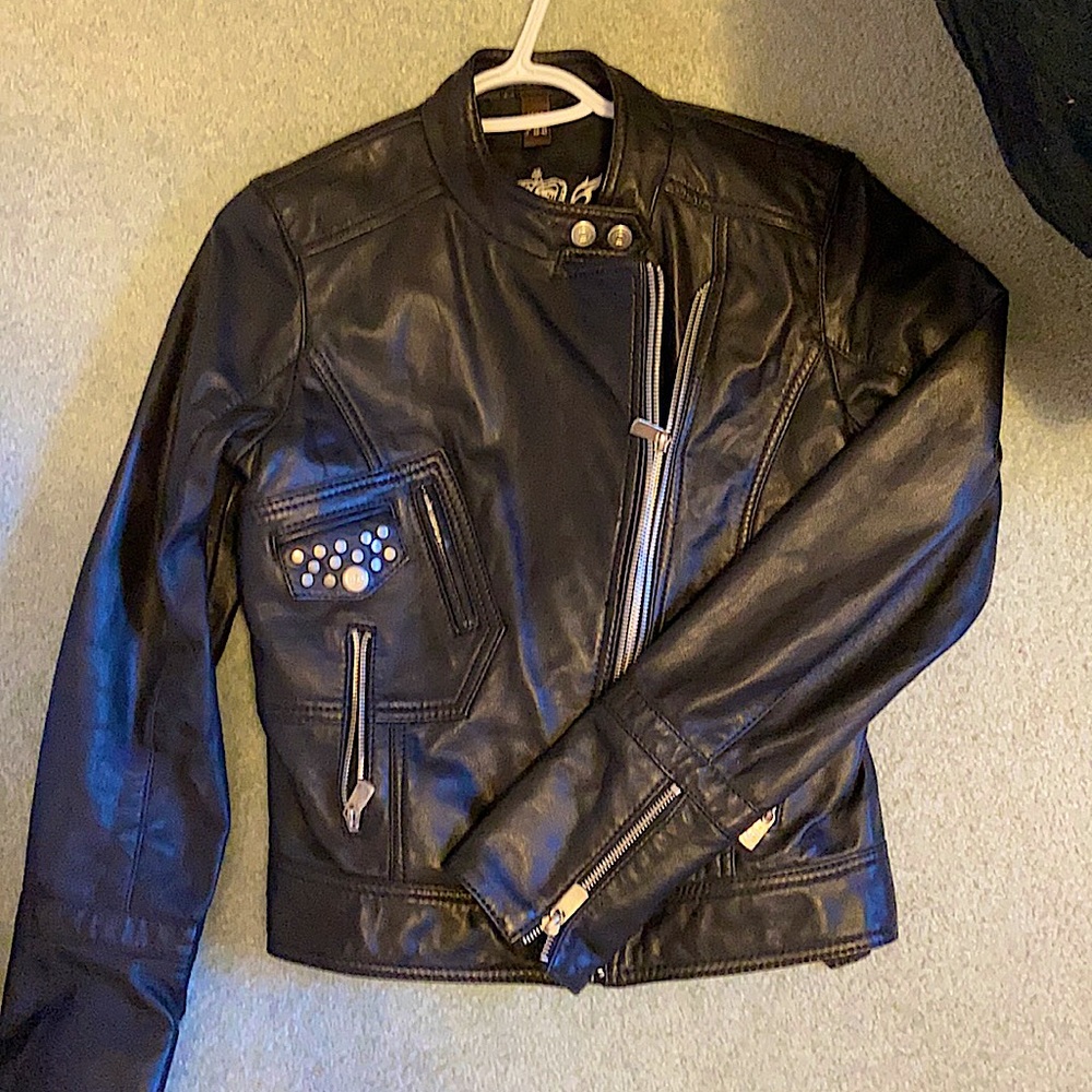 House of rock women’s leather jacket